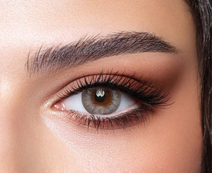 Diamond Silver Mist – Premium Colored Contact Lenses by Optical Plaza