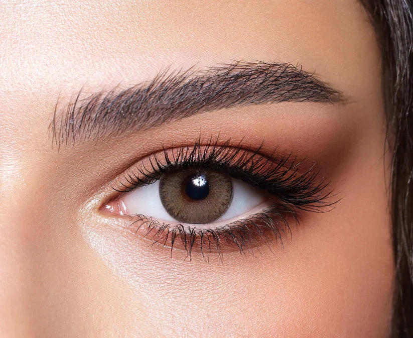 Elite Green Olive - Premium Colored Contact Lenses | Optical Plaza