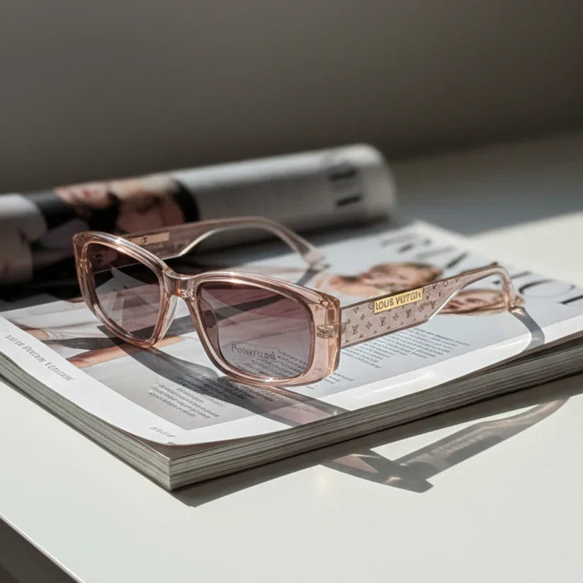 Louis Vuitton Brown Polarized Sunglasses – Stylish UV Protection | Optical Plaza