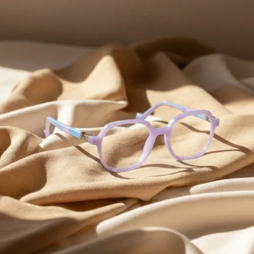 Petal Purple Round Cut Frame by Optical Plaza