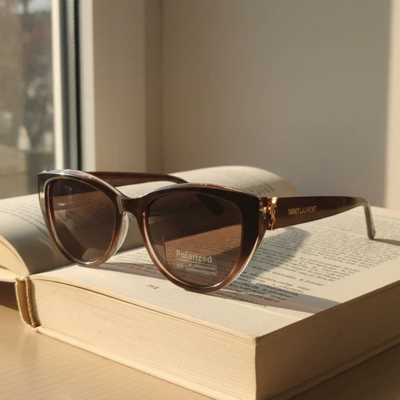 SAINT LAURENT ZeroEdge Royal Frame Polarized Sunglasses – Premium UV Protection | Optical Plaza