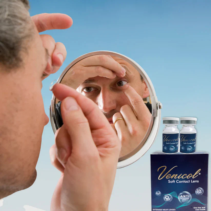 Venicol Transparent Contact Lens | Clear Vision Comfort – Optical Plaza