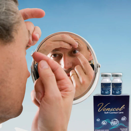 Venicol Transparent Contact Lens | Clear Vision Comfort – Optical Plaza