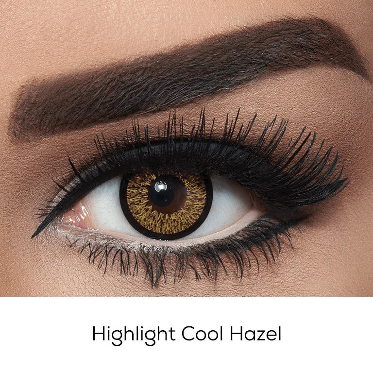 Highlight Cool Hazel Contact Lenses by Optical Plaza