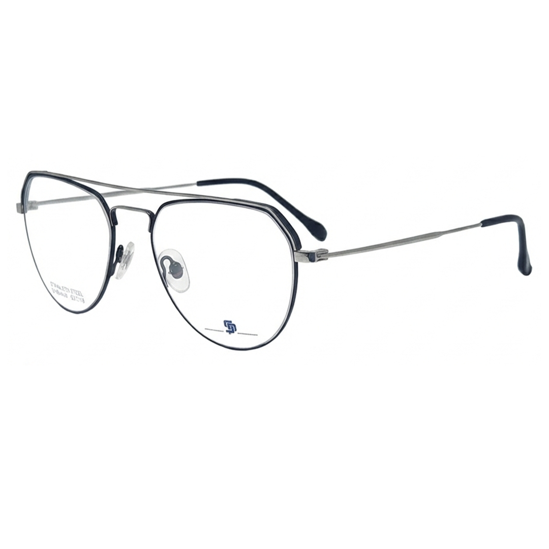Urban Aero Stainless Steel Aviator Glasses by Optical Plaza – Sleek, Durable & Everyday Comfort Glasses