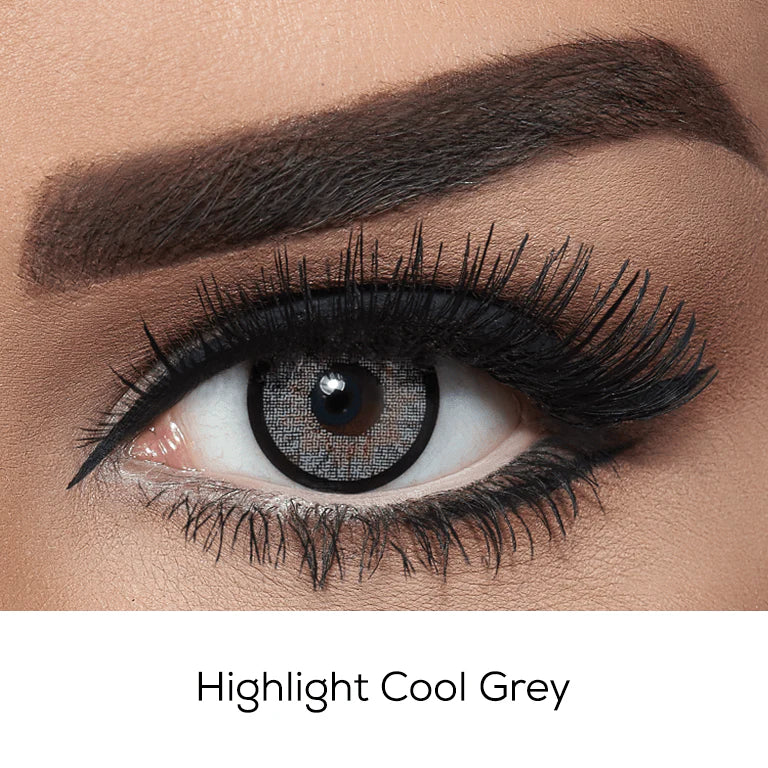 Highlight Cool Grey Contact Lens | Optical Plaza