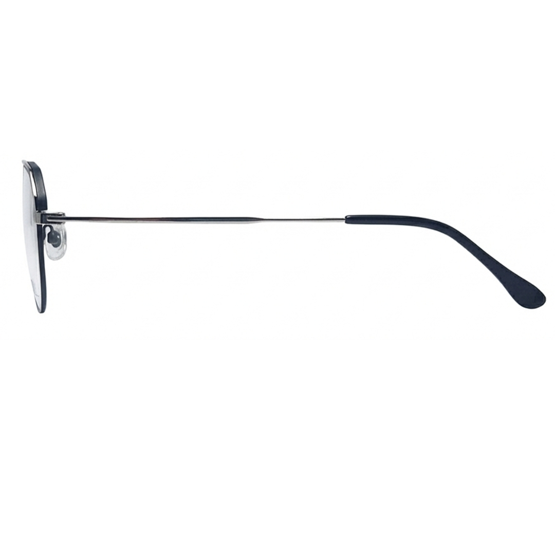 Urban Aero Stainless Steel Aviator Glasses by Optical Plaza – Sleek, Durable & Everyday Comfort Glasses