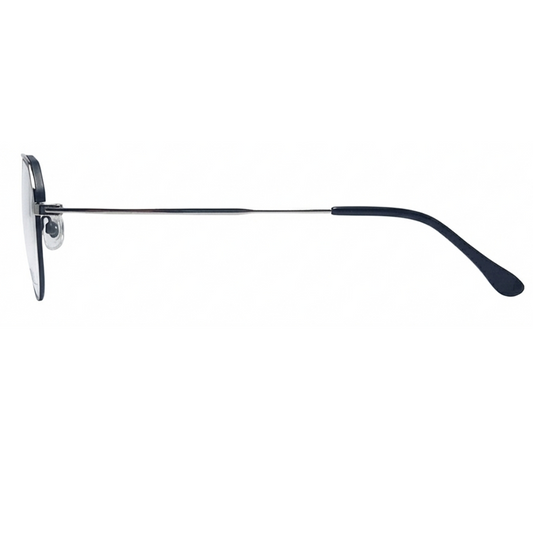 Urban Aero Stainless Steel Aviator Glasses by Optical Plaza – Sleek, Durable & Everyday Comfort Glasses