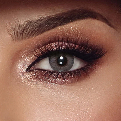 Elite Amber Grey - Premium Colored Contact Lenses | Optical Plaza
