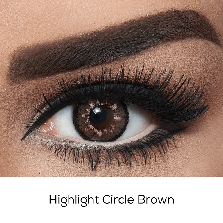 Highlight Circle Brown Contact Lens | Optical Plaza