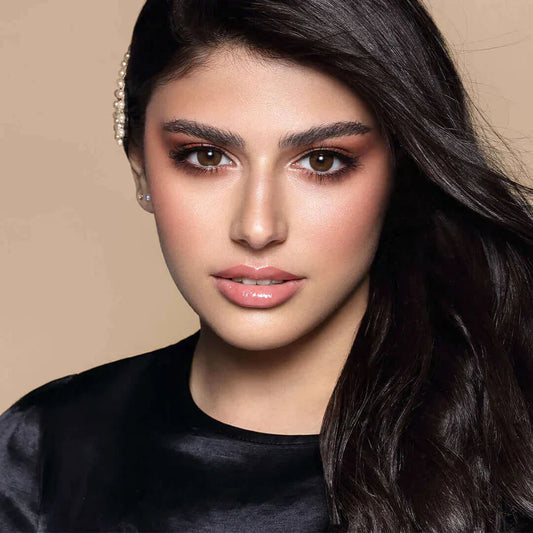 Diamond Brown Shadow - Premium Colored Contact Lenses | Optical Plaza
