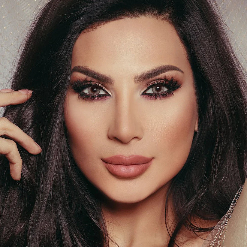 Glow Grey Caramel Contact Lenses | Optical Plaza