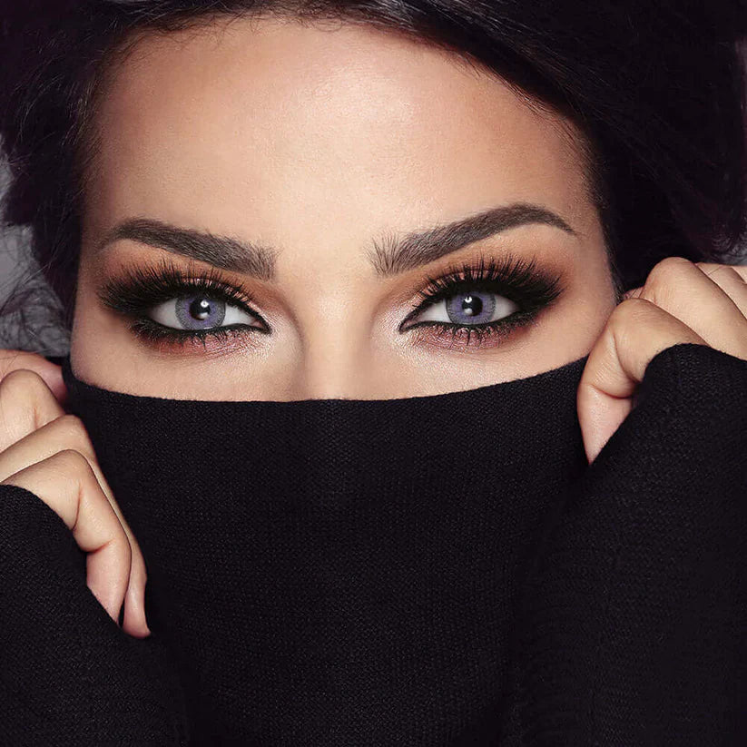 Elite Lavender Grey - Premium Colored Contact Lenses | Optical Plaza