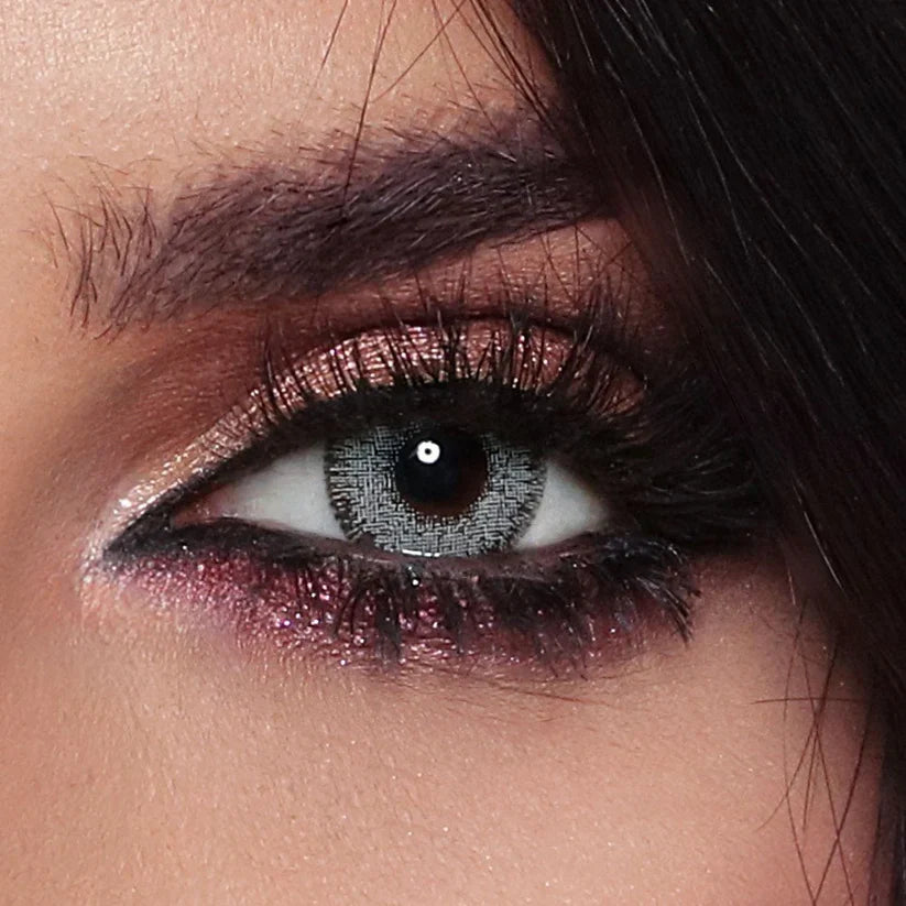 Glow Husky Grey Green Contact Lens | Optical Plaza