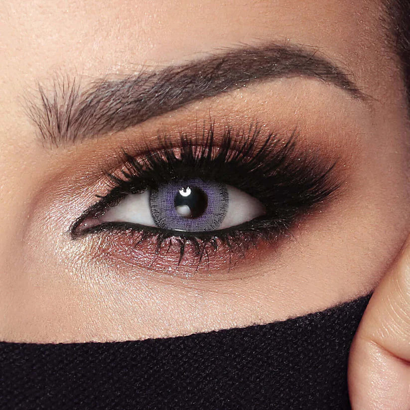 Elite Lavender Grey - Premium Colored Contact Lenses | Optical Plaza
