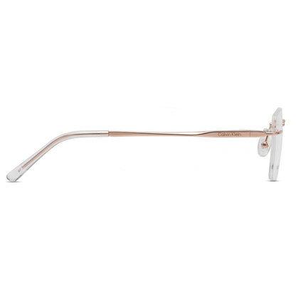CK Aura Rimless Rose Gold Glasses for Men - Lightweight Premium Eyewear Pakistan | Men Glasses