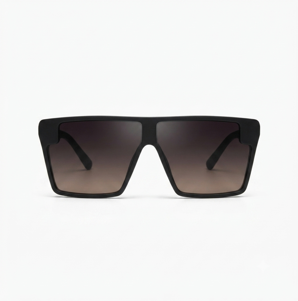 Full rim matte square sunglasses product photo