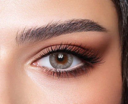 Diamond Silver Mist – Premium Colored Contact Lenses by Optical Plaza