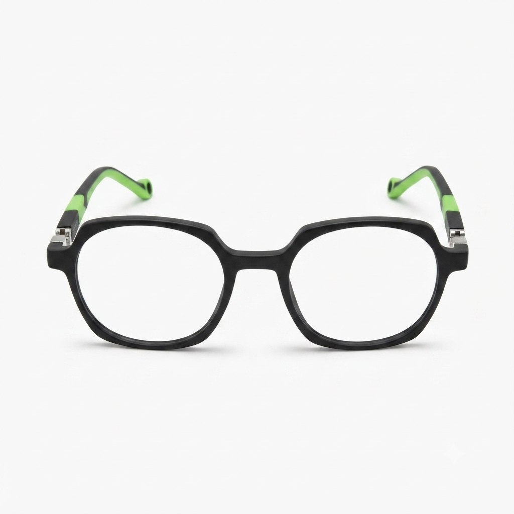 Stylish unisex kids' glasses with a comfortable design.