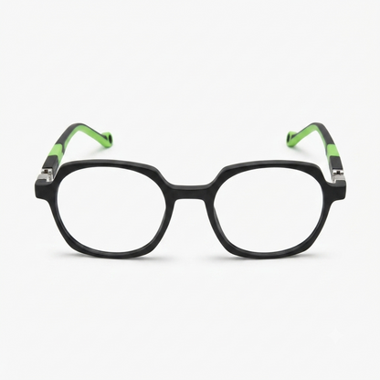 Stylish unisex kids' glasses with a comfortable design.