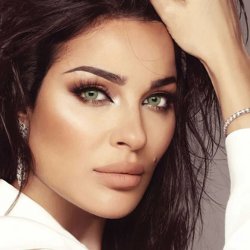 Elite Emerald Green - Premium Colored Contact Lenses | Optical Plaza