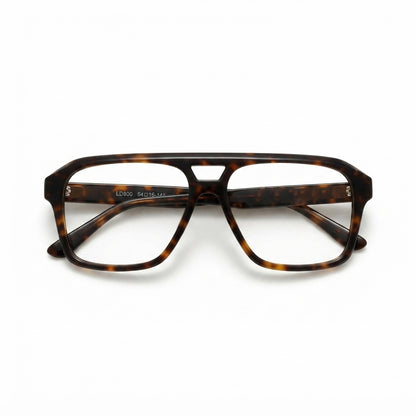 Close-up of the double-bridge design on Cartier designer bluecut frames