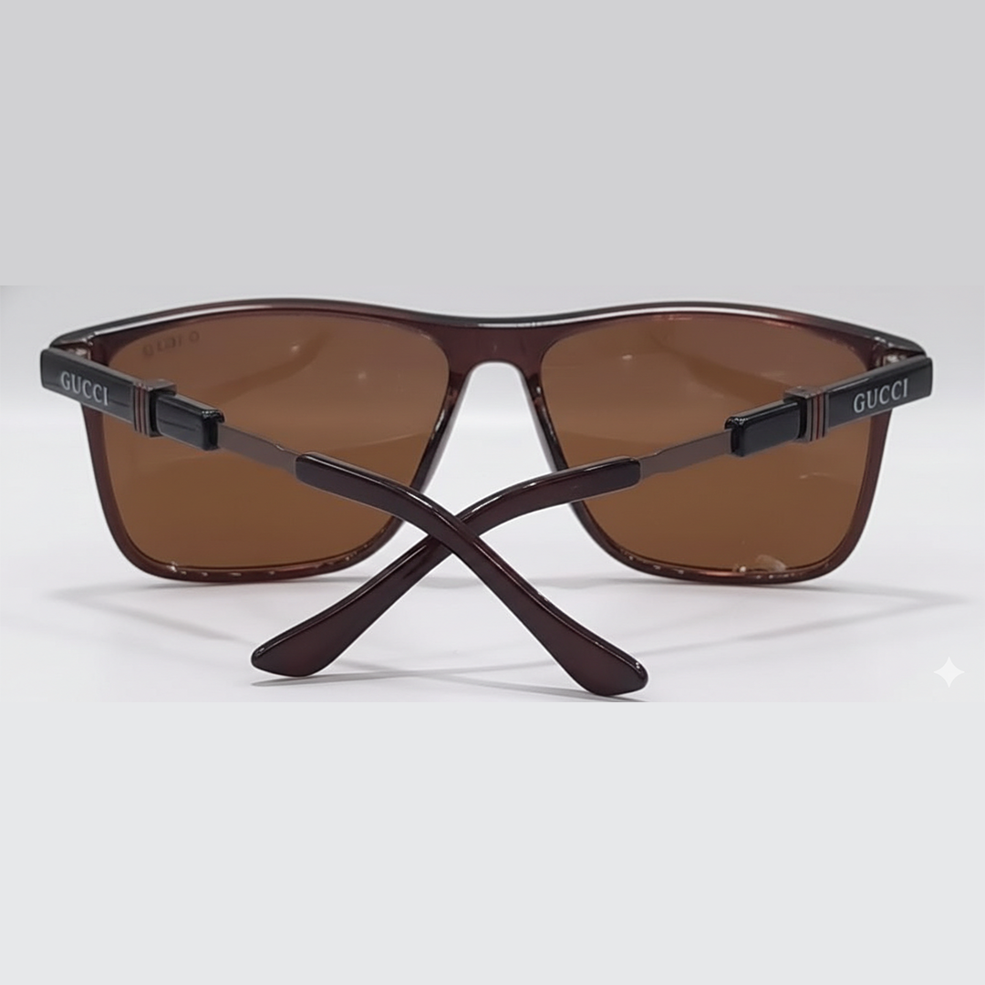 GUCCI Men’s Polarized Sunglasses Model 24020 – UV Protection Stylish Designer Eyewear | Men's Sun Glasses