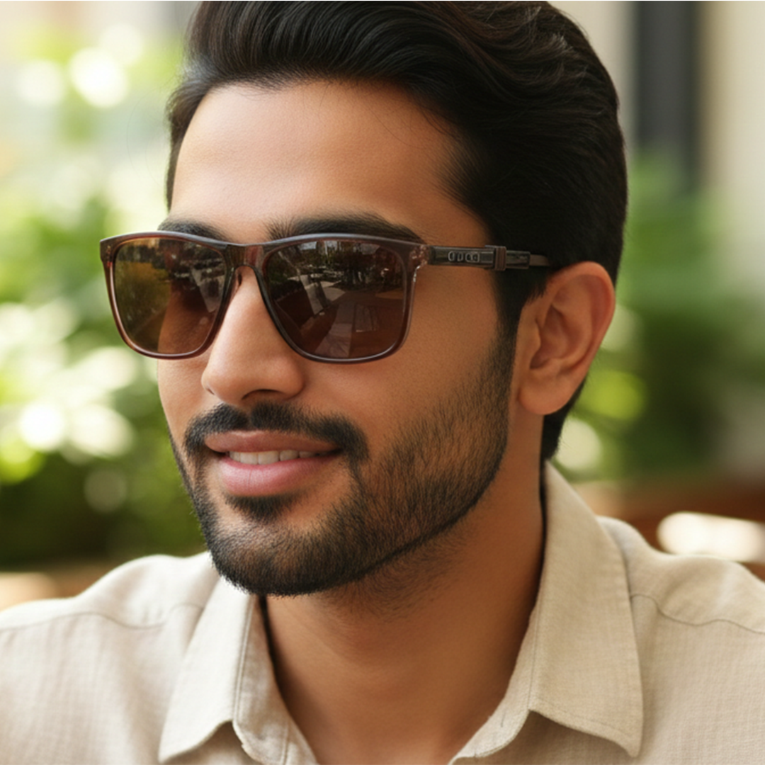 GUCCI Men’s Polarized Sunglasses Model 24020 – UV Protection Stylish Designer Eyewear | Men's Sun Glasses