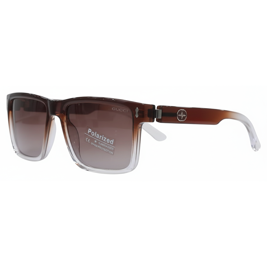 Gucci Polarized Sunglasses for Men Brown Double Shade - Premium UV Protection Model 8949 Eyewear Pakistan | Men's Sun Glasses