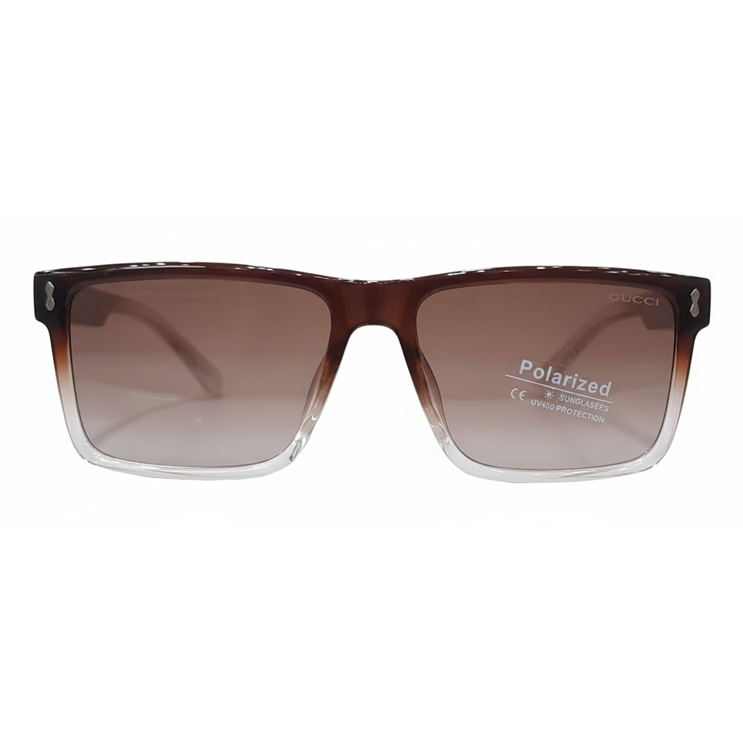 Gucci Polarized Sunglasses for Men Brown Double Shade - Premium UV Protection Model 8949 Eyewear Pakistan | Men's Sun Glasses