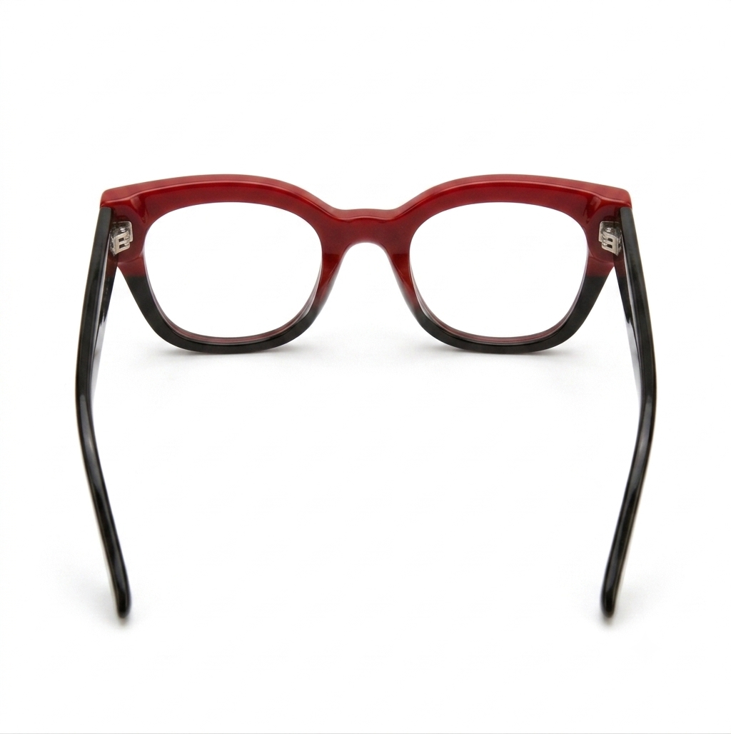 Elegant Two-Tone Cat-Eye Spectacles Frame for Women | Female Glasses