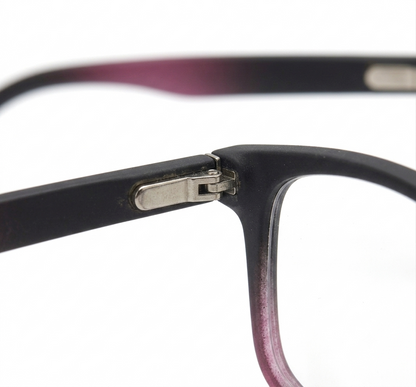 Ombre Burgundy Square Glasses | Female Glasses