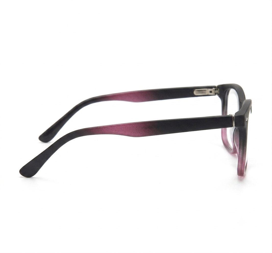 Ombre Burgundy Square Glasses | Female Glasses