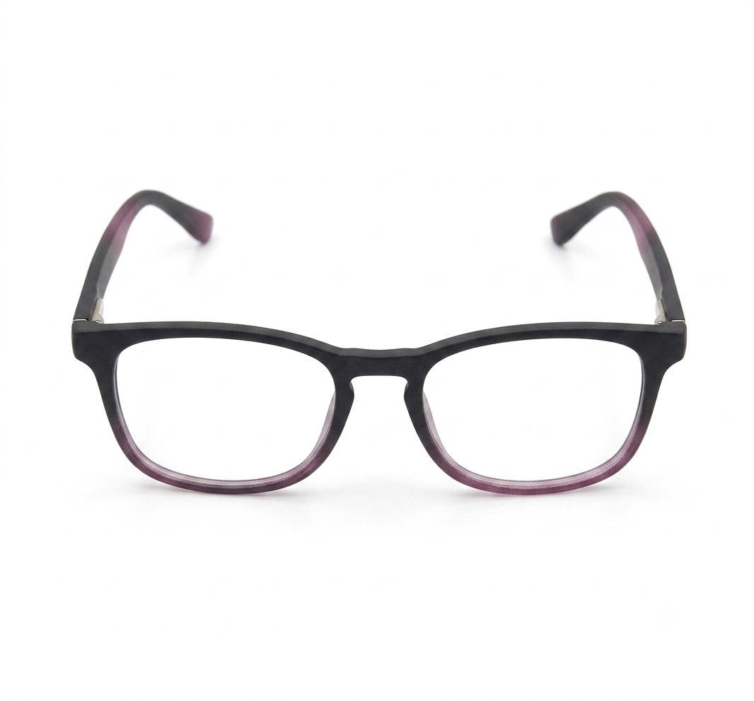 Ombre Burgundy Square Glasses | Female Glasses