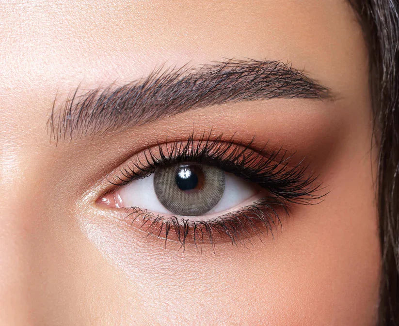 Elite Grey Olive - Premium Colored Contact Lenses | Optical Plaza