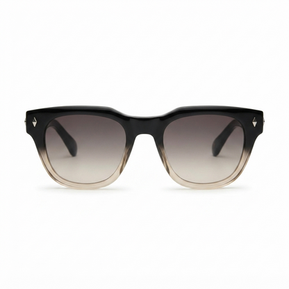 Modern MOSCOT designer sunglasses with a black gradient frame