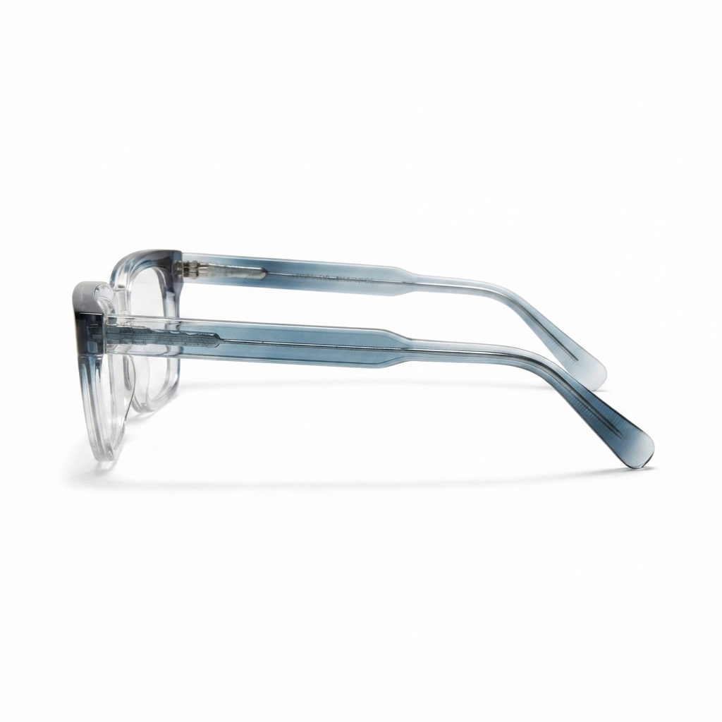 Professional blue light blocking glasses with square full-rim frame