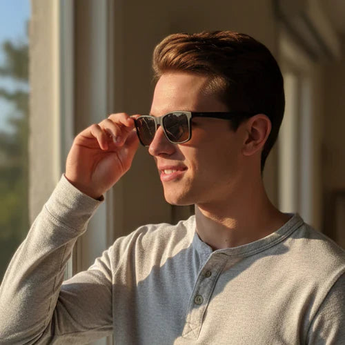 Gentlemen Brown Sunglasses – Stylish & UV-Protective Eyewear by Optical Plaza
