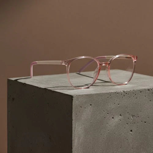 Pink Round GraceLine Frame | Elegant & Trendy Eyewear by Optical Plaza