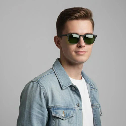 Aura Men Sunglasses – Stylish & UV-Protective Eyewear by Optical Plaza