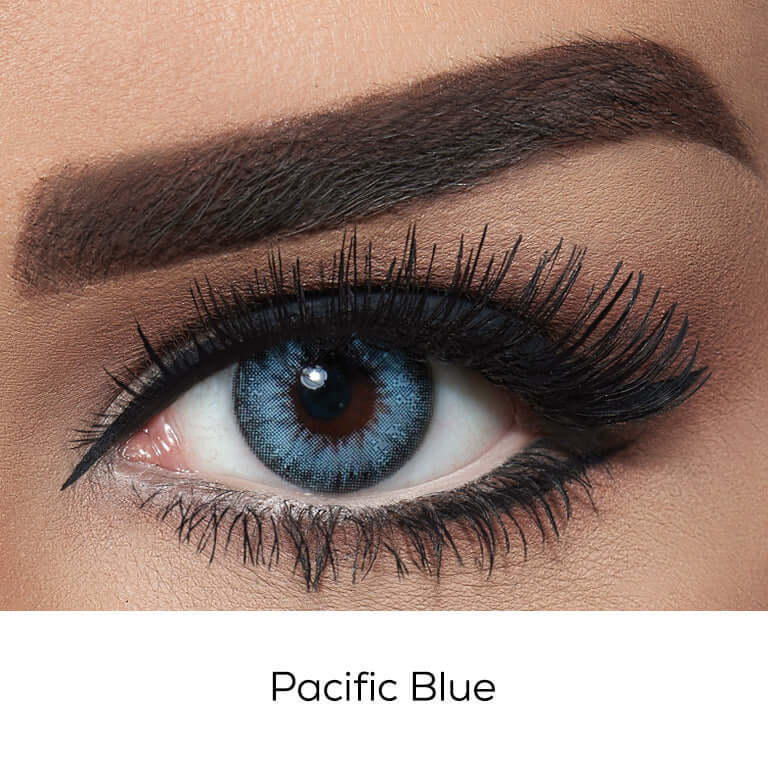 Diamond Pacific Blue – Premium Colored Contact Lenses by Optical Plaza