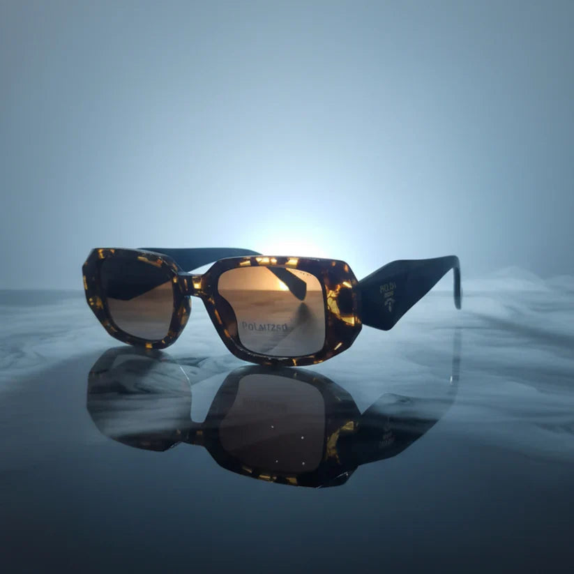 PRADA CrystalCut Polarized Luxury Sunglasses – Premium UV Protection | Optical Plaza