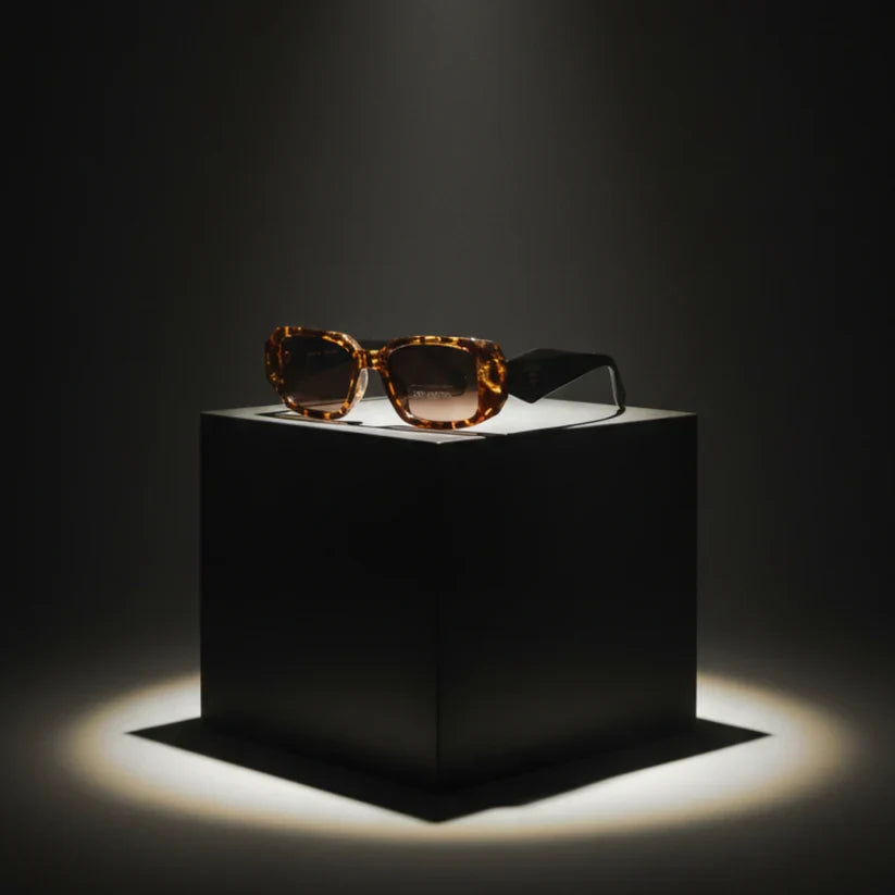 PRADA CrystalCut Polarized Luxury Sunglasses – Premium UV Protection | Optical Plaza