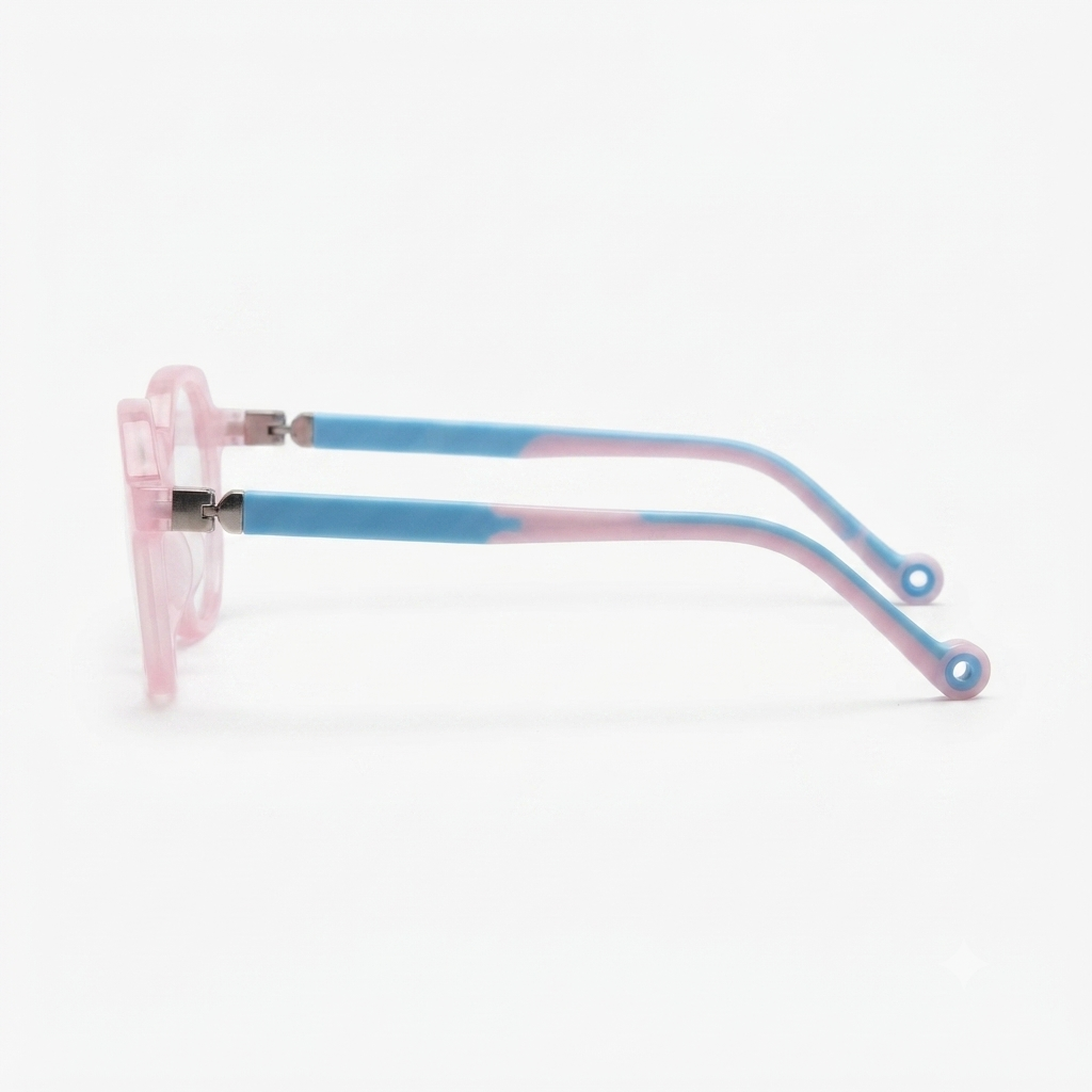 Comfortable girls' eyeglasses designed for school and everyday wear.