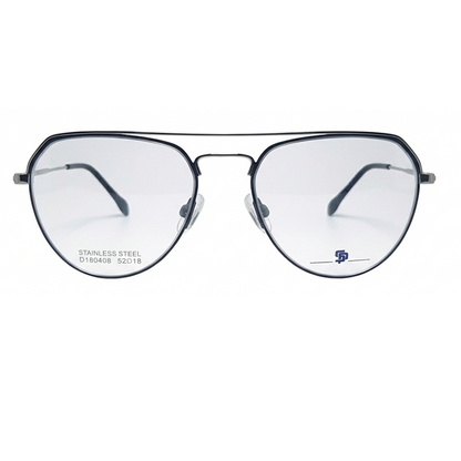 Urban Aero Stainless Steel Aviator Glasses by Optical Plaza – Sleek, Durable & Everyday Comfort Glasses