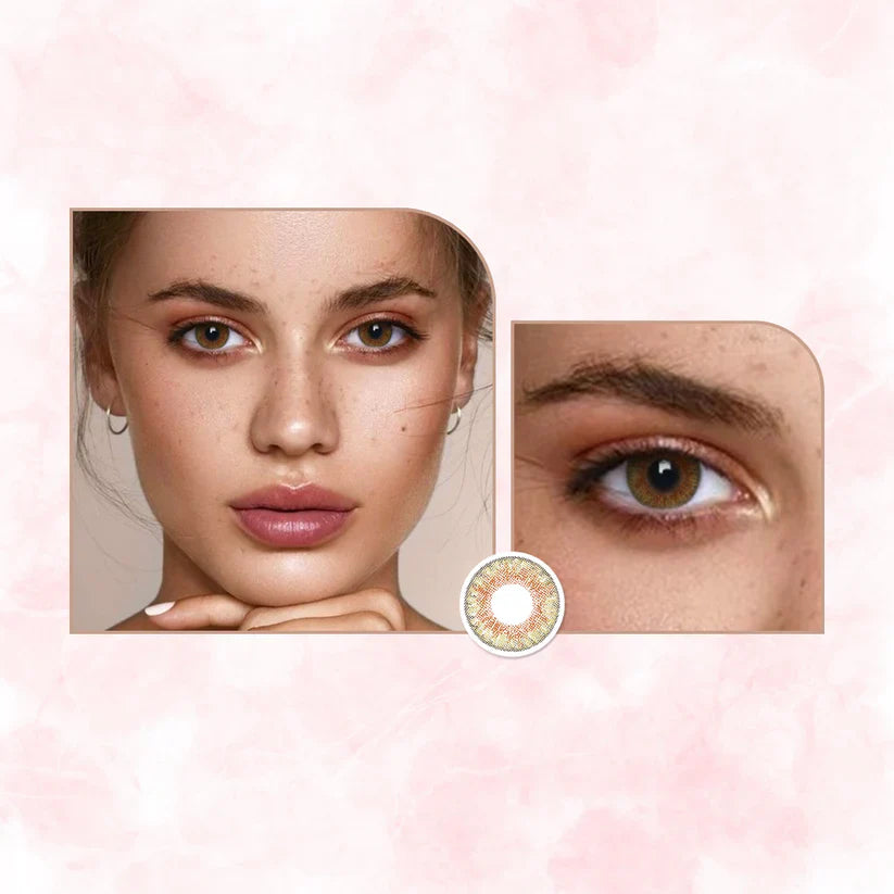 Veni Honey Colored Contact Lens VC-09 by Optical Plaza