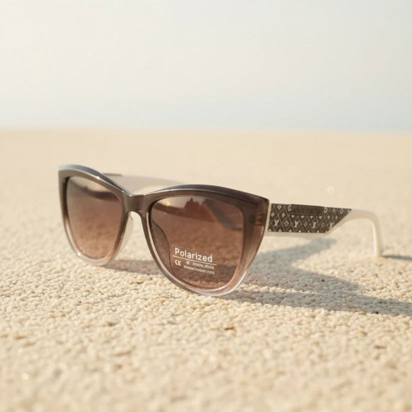 Louis Vuitton NovaBeam White Gold Polarized Luxury Sunglasses – Premium UV Protection | Optical Plaza