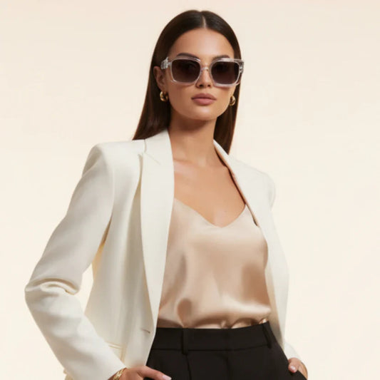 Christian Dior White Marble Polarized Sunglasses – Premium UV Protection | Optical Plaza