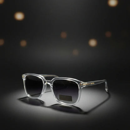 TOMFORD White Transparent Luxury Sunglasses – Stylish Polarized Eyewear | Optical Plaza