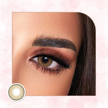 Veni Bassia Brown VC-01 – Natural Brown Colored Contact Lenses